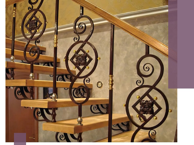 Изготовление кованых лестниц под ключ в Ирбите