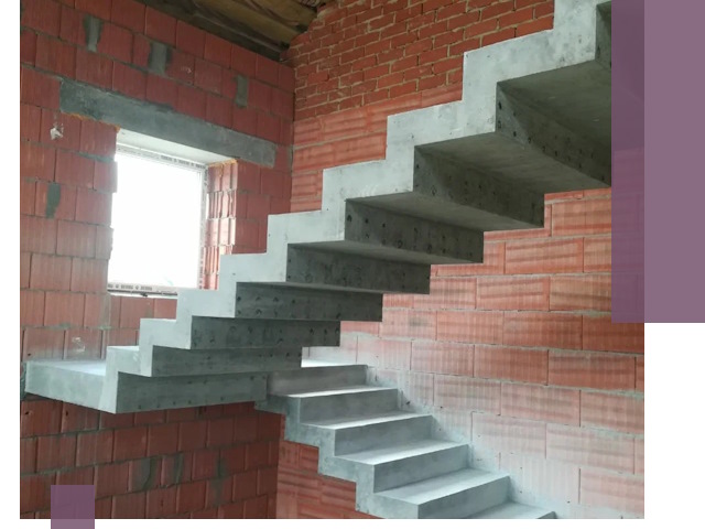 Бетонные лестницы под ключ в Ирбите: монтаж, демонтаж, ремонт