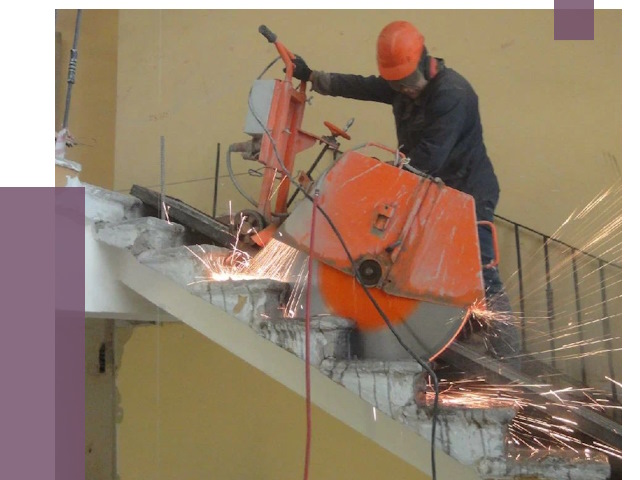 Демонтаж бетонных лестниц в Ирбите от 4947 руб. за м2 | ПРОЛЁТ-Рбт