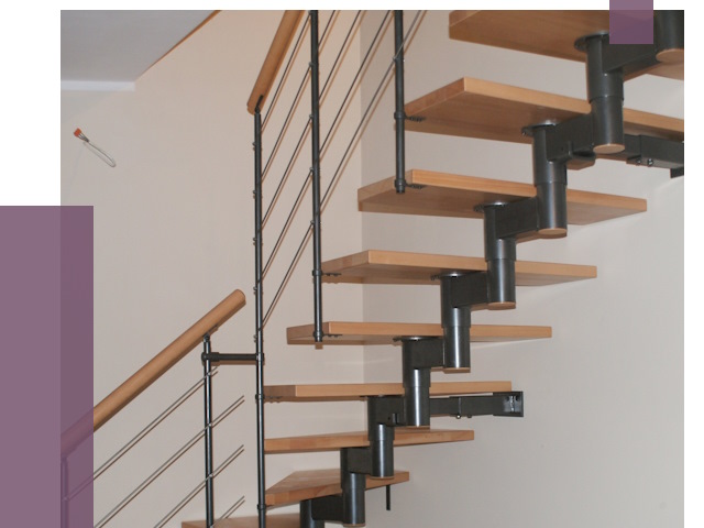 Изготовление модульных лестниц в Ирбите от 12367 руб. 