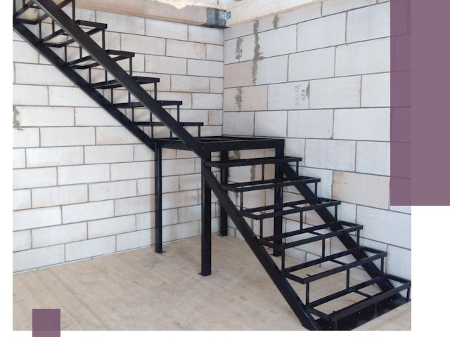 Лестницы на металлокаркасе под ключ в Ирбите — изготовление и монтаж