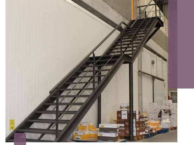 Лестницы для производства в Ирбите — изготовление и монтаж