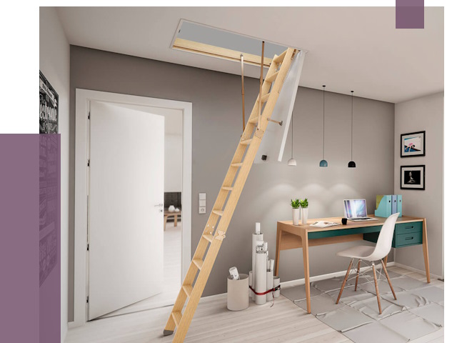Чердачные лестницы в Ирбите — от 15665 руб. | ПРОЛЁТ-Рбт