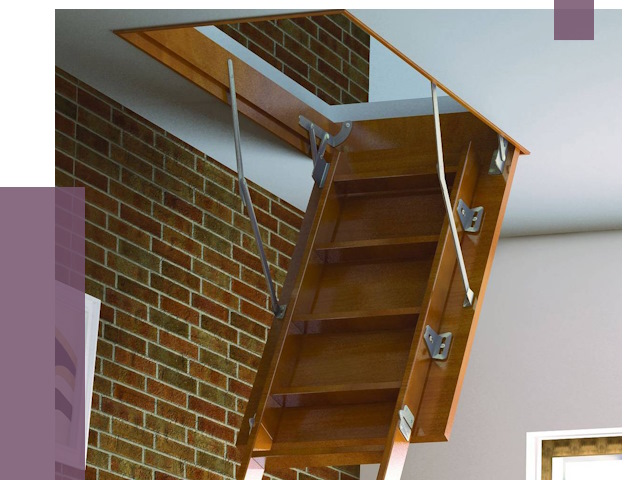 Установка чердачной лестницы в Ирбите от 8410 руб. | ПРОЛЁТ-Рбт