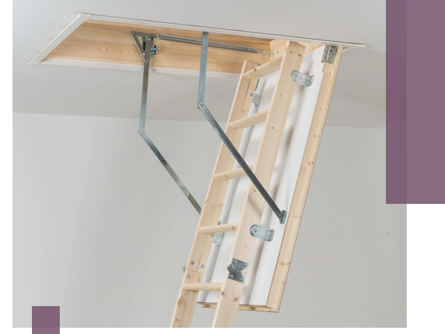 Установка чердачной лестницы под ключ в Ирбите