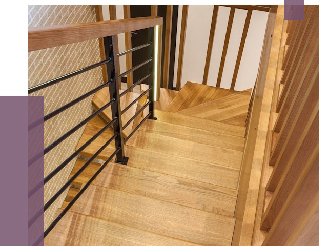 Лестницы из ясеня в Ирбите под ключ от 10773 руб. 