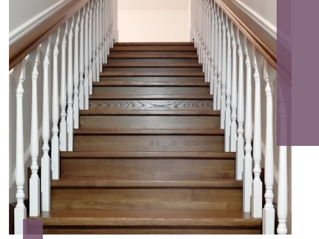 Лестницы из ясеня на заказ в Ирбите — изготовление и монтаж