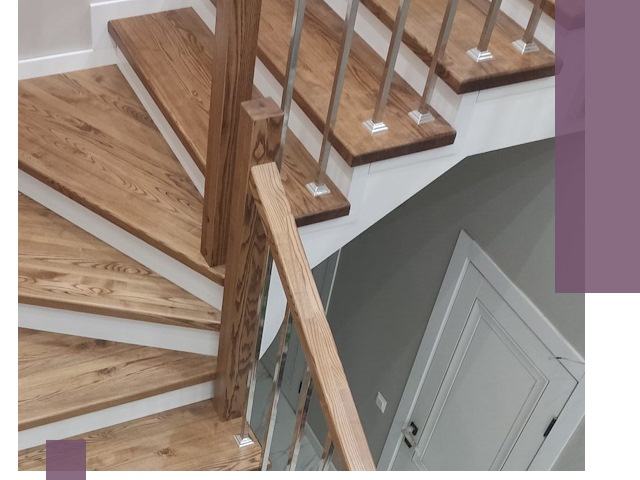 Обшивка металлических лестниц под ключ в Ирбите