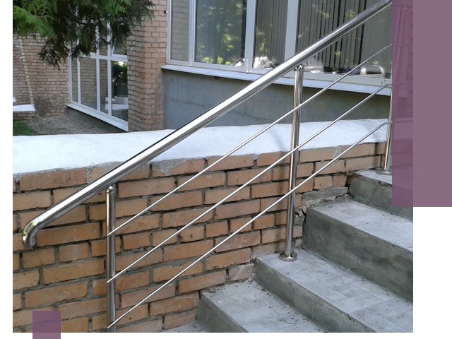Перила из нержавеющей стали высокого качества в Ирбите