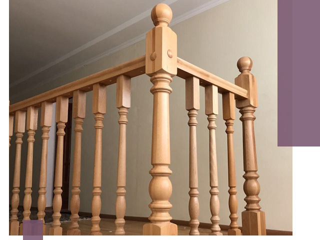 Деревянные перила на заказ в Ирбите: монтаж и изготовление