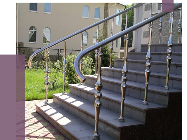 Перила для крыльца в Ирбите от 11543 руб. — монтаж ПРОЛЁТ-Рбт