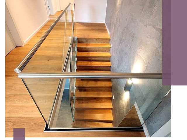 Перила для лестницы в доме — изготовление и монтаж в Ирбите