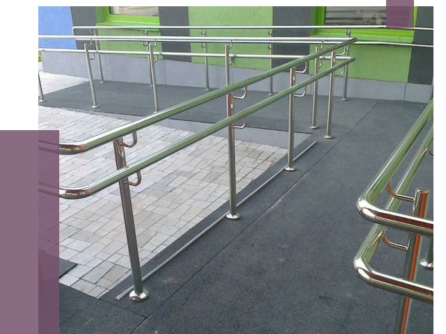 Ограждения пандусов в Ирбите от 4672 руб. монтаж | ПРОЛЁТ-Рбт