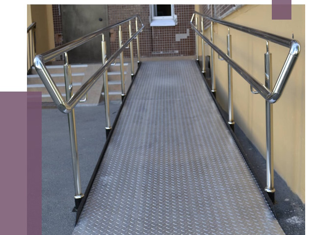 Пандусы в Ирбите от 13192 руб. — установка для инвалидов | ПРОЛЁТ-Рбт