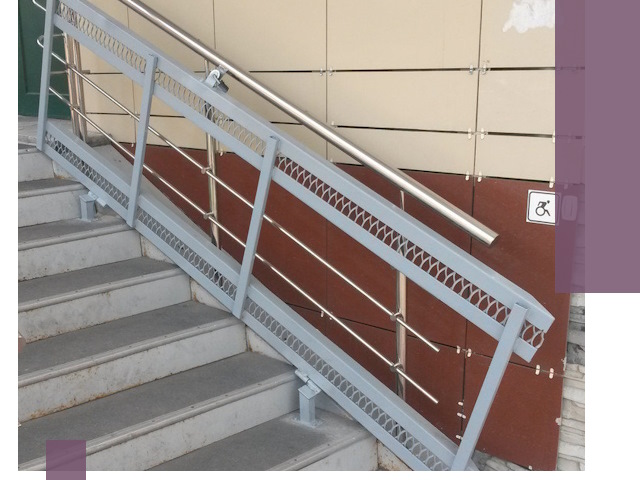 Изготовление откидных пандусов под ключ в Ирбите