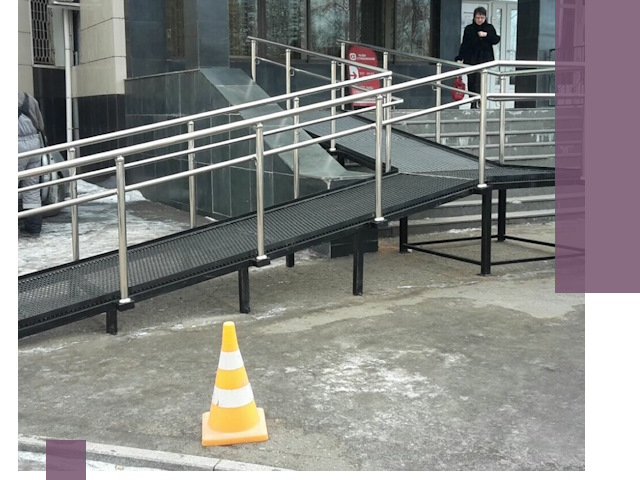 Стационарные пандусы под ключ в Ирбите — изготовление и монтаж