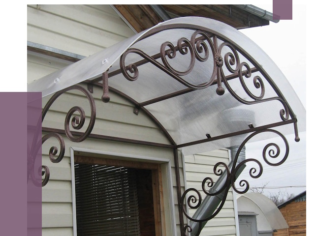 Изготовление козырьков в Ирбите от 7915 руб. — заказать | ПРОЛЁТ-Рбт