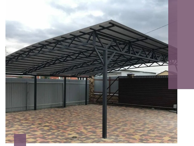 Недорогие навесы под ключ в Ирбите — изготовление и монтаж