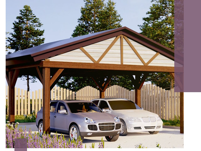 Навесы для автомобиля в Ирбите — изготовление и монтаж