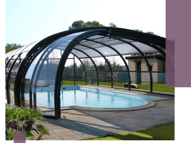 Навесы для бассейна в Ирбите: изготовление и монтаж под ключ