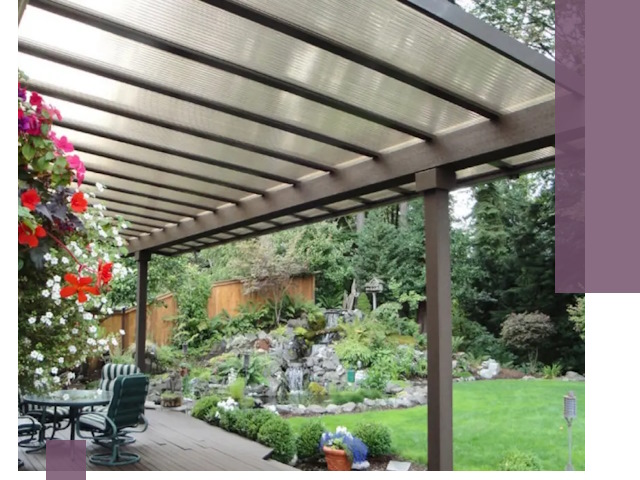 Навесы из поликарбоната под ключ в Ирбите быстро и надёжно