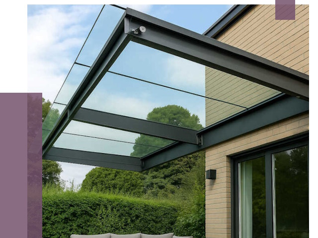 Стеклянные навесы и козырьки в Ирбите от 13192 руб.