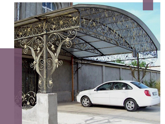 Кованые навесы в Ирбите от 15665 руб. | ПРОЛЁТ-Рбт