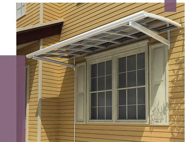 Козырьки над окнами в Ирбите от 8190 руб. — монтаж, покупки | ПРОЛЁТ-Рбт