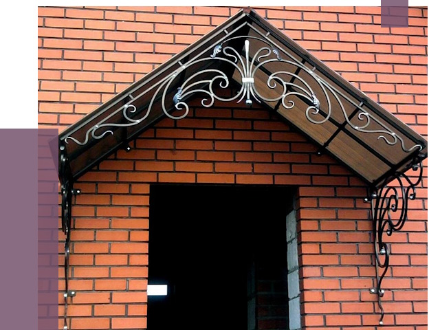 Металлические козырьки в Ирбите от 11488 руб. 