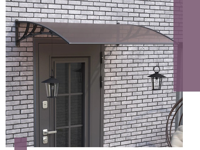 Недорогие козырьки и навесы под ключ в Ирбите