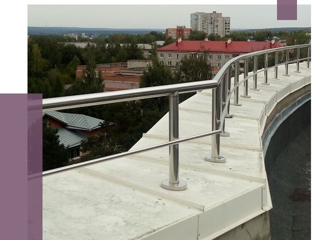 Парапеты и ограждения кровли в Ирбите от 5332 руб.