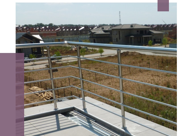 Парапеты из нержавеющей стали в Ирбите от 8575 руб. за м² | ПРОЛЁТ-Рбт