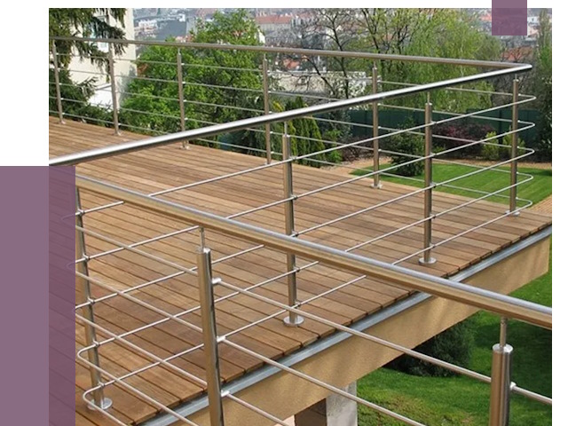 Алюминиевые парапеты в Ирбите под ключ от 8355 руб. 