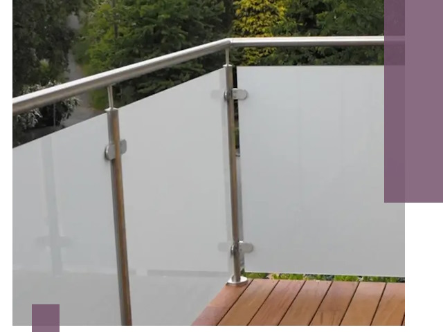 Алюминиевые парапеты для балконов и террас в Ирбите