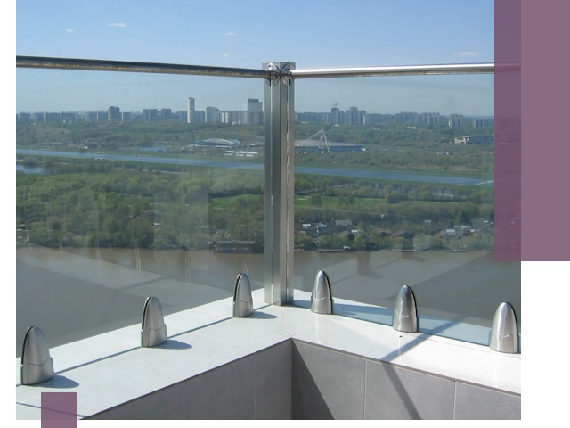 Стеклянные парапеты премиум класса в Ирбите для домов и бизнесов