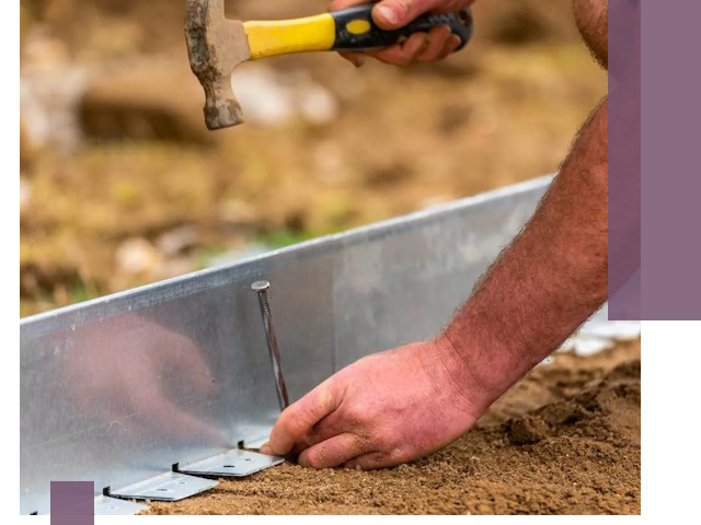 Монтаж металлических бордюров в Ирбите быстро и качественно