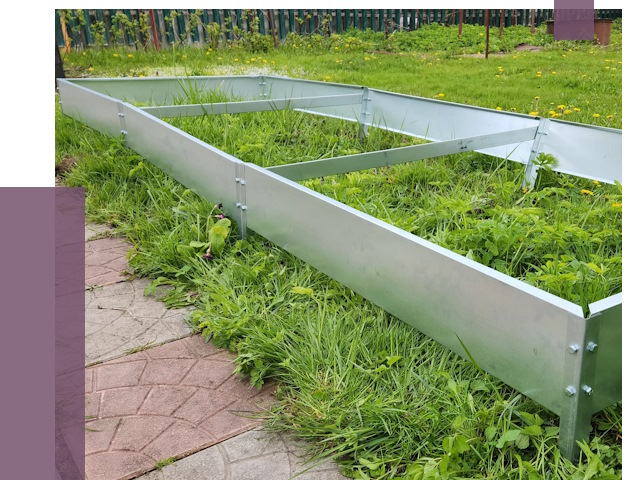 Металлические бордюры для грядок в Ирбите от 1924 руб. 