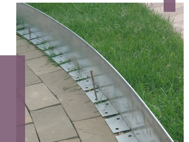 Металлические бордюры для тротуаров в Ирбите от 9344 руб.