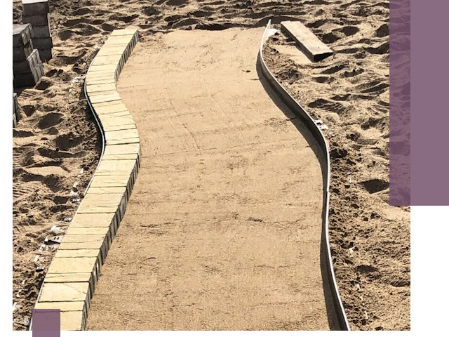 Металлические бордюры для тротуаров в Ирбите — прочные и долговечные