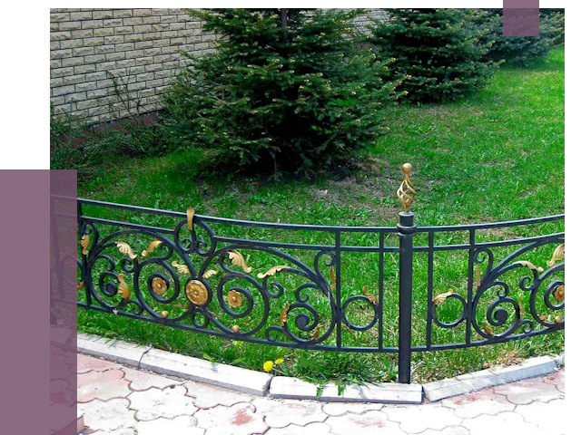 Кованые газонные ограждения в Ирбите от 8190 руб. — ПРОЛЁТ-Рбт
