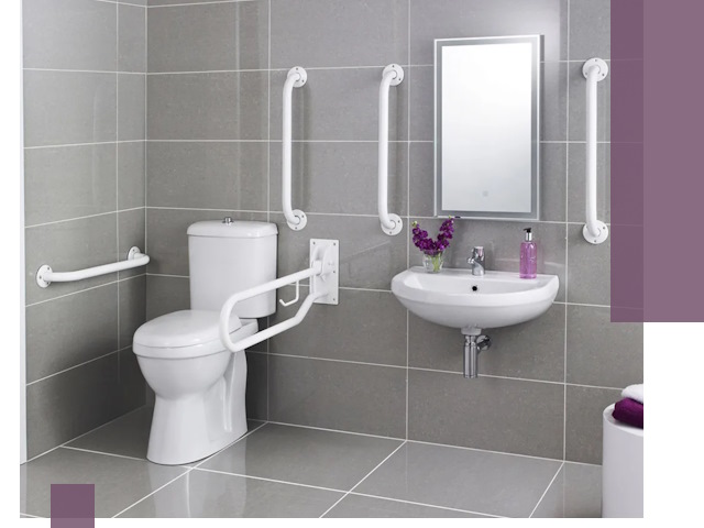 Поручни для санузлов в Ирбите: установка, ремонт и монтаж