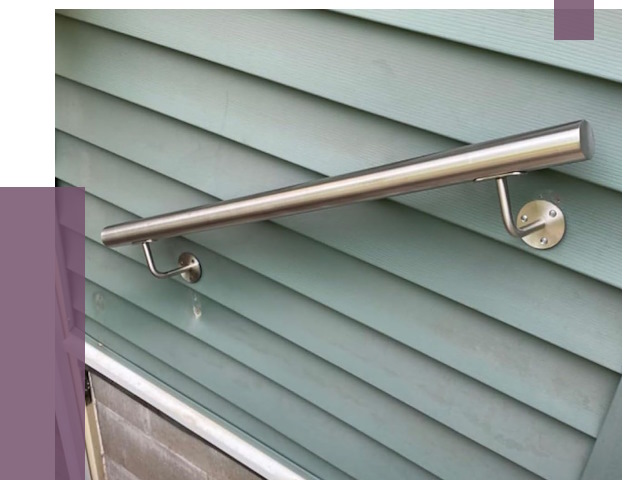 Поручни из нержавеющей стали в Ирбите от 8245 руб.  | ПРОЛЁТ-Рбт